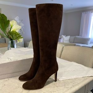 Jimmy Choo boots 👢 dark brown , never use